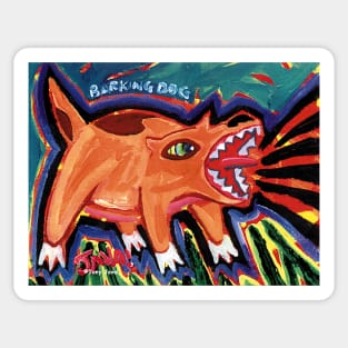 'Barking Dog' Sticker